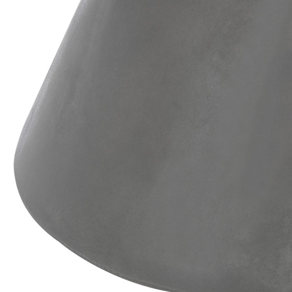 Safavieh ATHENA Sculptural Concrete Accent Stool - Versatile Seating & Decorative Piece for Modern Spaces Dark Grey VNN1011A