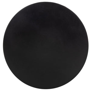 Safavieh ATHENA Sculptural Concrete Accent Stool - Versatile Seating & Decorative Piece for Modern Spaces Black VNN1011C