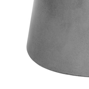 Safavieh DELFIA Modern Concrete Round Coffee Table – 27.56-Inch Dark Grey for Indoor/Outdoor Elegance VNN1014A