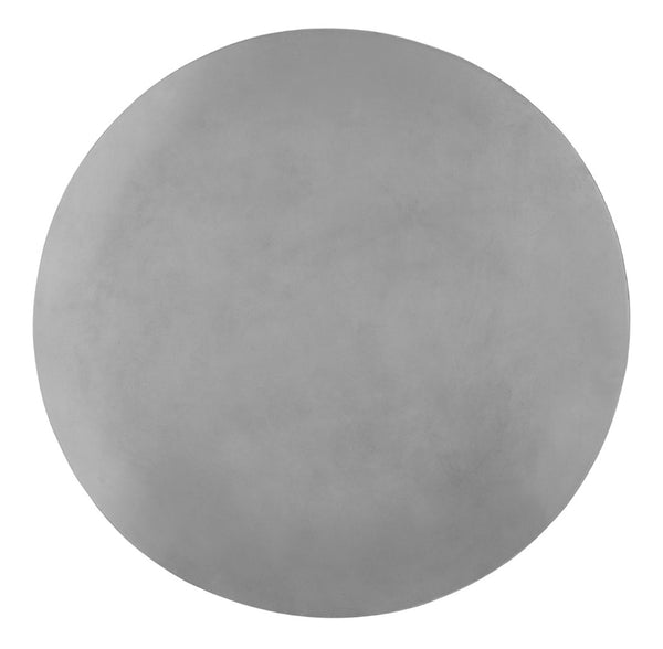 Safavieh DELFIA Modern Concrete Round Coffee Table – 27.56-Inch Dark Grey for Indoor/Outdoor Elegance VNN1014A