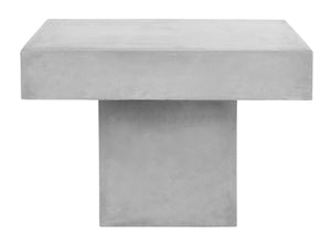 Safavieh TALLEN Modern Concrete Coffee Table - 15.75-Inch Dark Grey Design for Indoor/Outdoor Elegance VNN1016A