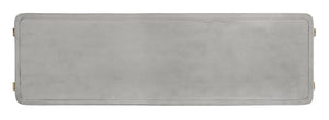 Safavieh BABETTE Modern Indoor/Outdoor Console Table - Stylish Concrete Design with Acacia Wood Shelf 29.5" H VNN1020A