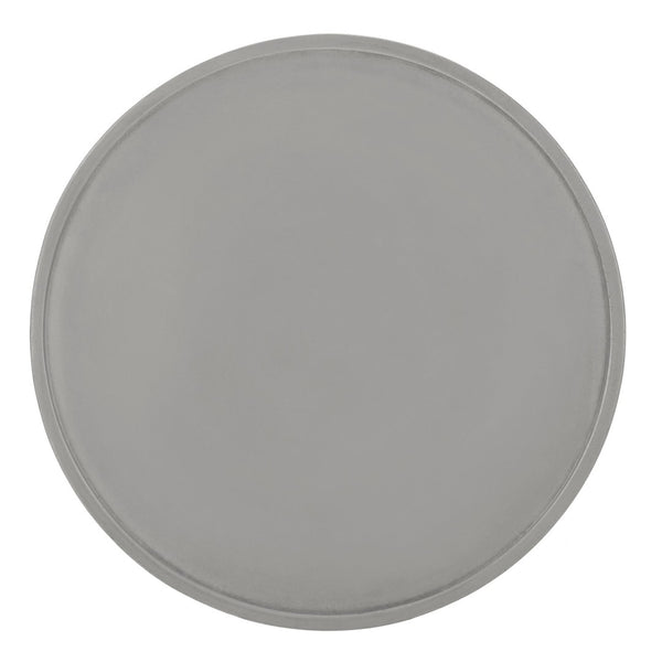 Safavieh BRYSON Modern Round Concrete Coffee Table for Indoor/Outdoor Use - Dark Grey with Oak Base VNN1026A