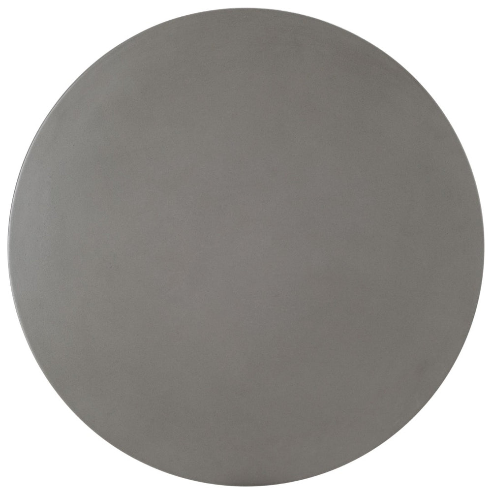 Safavieh DARIEN Outdoor Concrete Coffee Table - Stylish Tiki-Inspired Design in Dark Grey for Patios & Decks VNN1029A