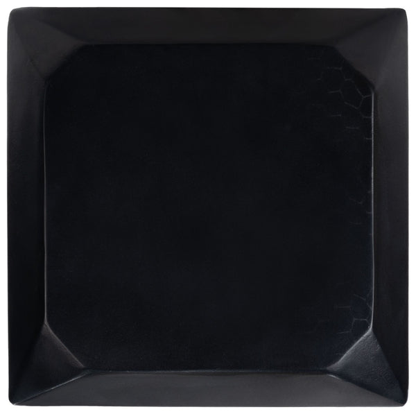 Safavieh CONAN Concrete Accent Stool – Modern Hourglass Design for Outdoor Elegance and Versatile Use Black VNN1030C
