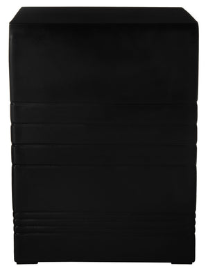 Safavieh DEIDARA Concrete Accent Stool - Sculptural Design for Modern Indoor & Outdoor Living Spaces Black VNN1031C