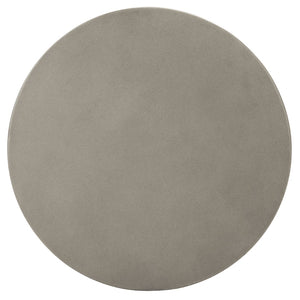 Safavieh BENAYA Concrete Accent Stool - Sculptural Style for Modern Outdoor Spaces, Versatile Seating & Decor Dark Grey VNN1032A