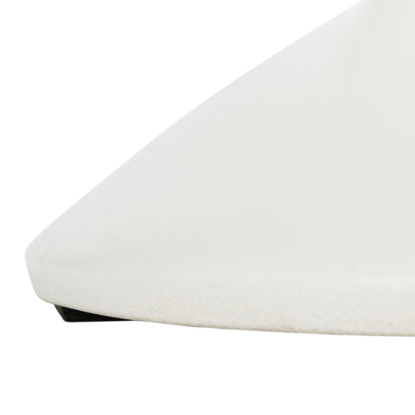 Safavieh BENAYA Concrete Accent Stool - Sculptural Style for Modern Outdoor Spaces, Versatile Seating & Decor Ivory VNN1032B