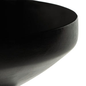 Safavieh BENAYA Concrete Accent Stool - Sculptural Style for Modern Outdoor Spaces, Versatile Seating & Decor Black VNN1032C