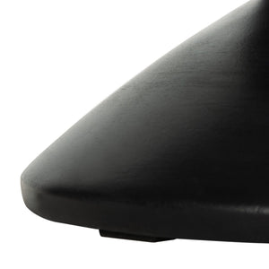 Safavieh BENAYA Concrete Accent Stool - Sculptural Style for Modern Outdoor Spaces, Versatile Seating & Decor Black VNN1032C