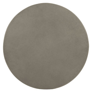 Safavieh JIRAIYA Concrete Accent Stool - Sculptural Outdoor Seating with Modern Minimalist Design & Durability Dark Grey VNN1033A