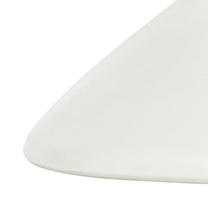 Safavieh JIRAIYA Concrete Accent Stool - Sculptural Outdoor Seating with Modern Minimalist Design & Durability Ivory VNN1033B
