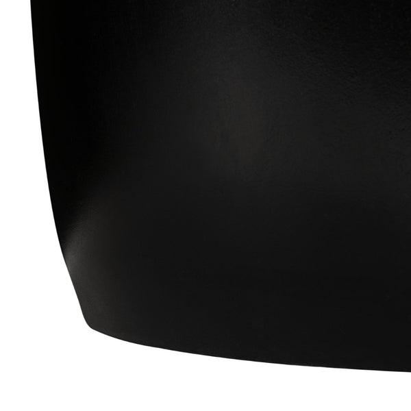 Safavieh JULYVIA Concrete Accent Stool – Stylish Outdoor Seating with Textured Design for Modern Spaces Black VNN1037C