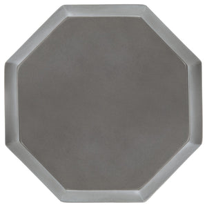 Safavieh KLAUDIA Concrete Accent Table - Stylish Dark Grey Stool for Outdoor Spaces & Modern Decor VNN1039A