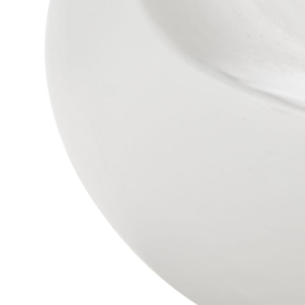 Safavieh VIKKI Concrete Accent Stool - Modern Sculptural Design for Versatile Outdoor and Indoor Spaces Ivory VNN1040B