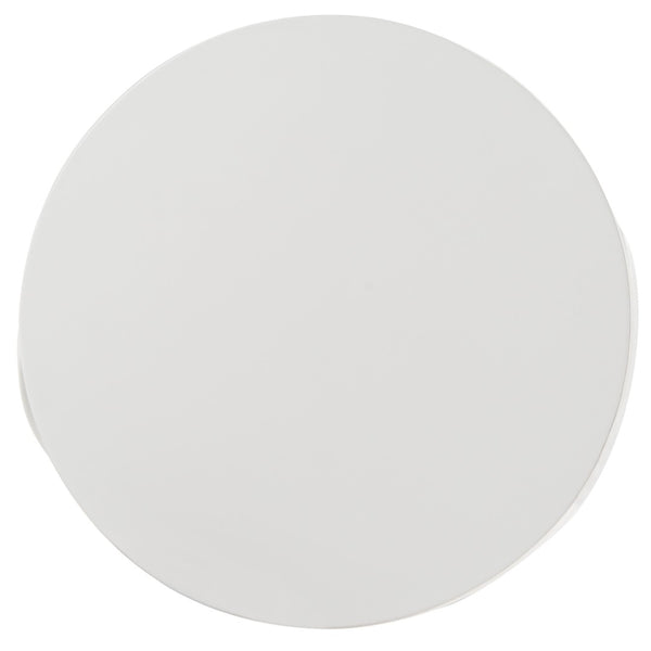 Safavieh VIKKI Concrete Accent Stool - Modern Sculptural Design for Versatile Outdoor and Indoor Spaces Ivory VNN1040B