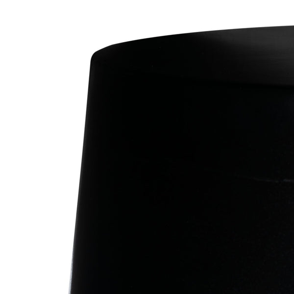 Safavieh VIKKI Concrete Accent Stool - Modern Sculptural Design for Versatile Outdoor and Indoor Spaces Black VNN1040C