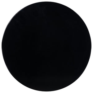 Safavieh VIKKI Concrete Accent Stool - Modern Sculptural Design for Versatile Outdoor and Indoor Spaces Black VNN1040C