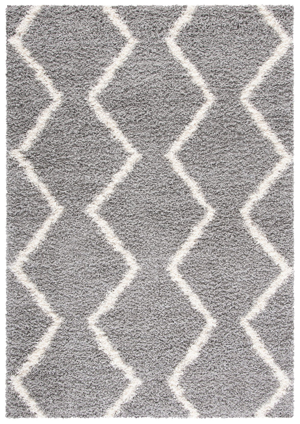 Safavieh Venus Shag Rug 680j - Luxurious Softness And Style For Your Home Décor, Perfect For Cozy Living Spaces Grey ,Ivory 61% Polypropylene,24% Jute,7% Polyester,8% Latex Vns680j-7r