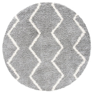 Safavieh Venus Shag Rug 680j - Luxurious Softness And Style For Your Home Décor, Perfect For Cozy Living Spaces Grey ,Ivory 61% Polypropylene,24% Jute,7% Polyester,8% Latex Vns680j-7r