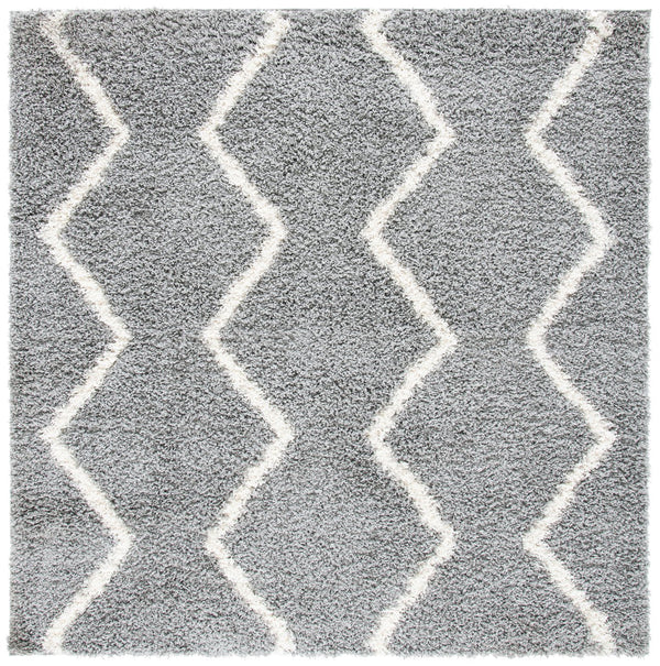Safavieh Venus Shag Rug 680j - Luxurious Softness And Style For Your Home Décor, Perfect For Cozy Living Spaces Grey ,Ivory 61% Polypropylene,24% Jute,7% Polyester,8% Latex Vns680j-7r