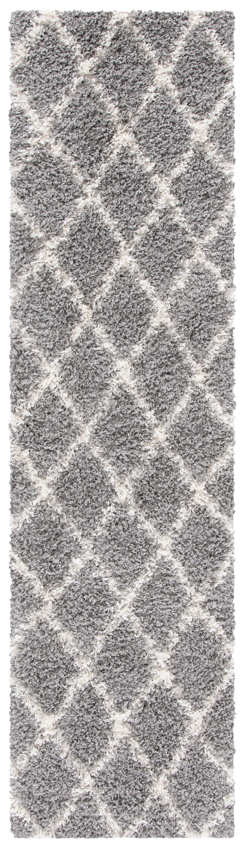 Safavieh Venus Shag Area Rug - Luxuriously Soft, Stylish Grey And Ivory Design For Modern Home Decor Grey ,Ivory 61% Polypropylene,24% Jute,7% Polyester,8% Latex Vns681j-5