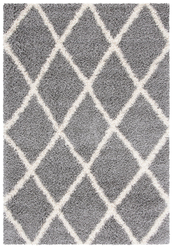 Safavieh Venus Shag Area Rug - Luxuriously Soft, Stylish Grey And Ivory Design For Modern Home Decor Grey ,Ivory 61% Polypropylene,24% Jute,7% Polyester,8% Latex Vns681j-5