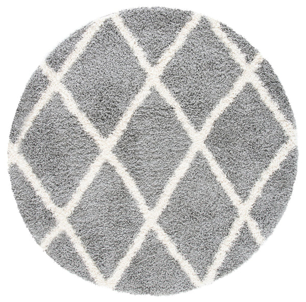 Safavieh Venus Shag Area Rug - Luxuriously Soft, Stylish Grey And Ivory Design For Modern Home Decor Grey ,Ivory 61% Polypropylene,24% Jute,7% Polyester,8% Latex Vns681j-5