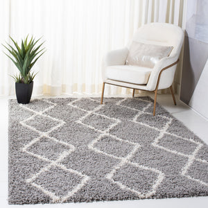 Safavieh Venus Shag 682j Rug - Luxurious Comfort And Style For Any Space, Perfect Blend Of Modern Elegance Grey ,Ivory 61% Polypropylene,24% Jute,7% Polyester,8% Latex Vns682j-28