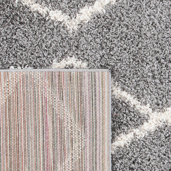 Safavieh Venus Shag 682j Rug - Luxurious Comfort And Style For Any Space, Perfect Blend Of Modern Elegance Grey ,Ivory 61% Polypropylene,24% Jute,7% Polyester,8% Latex Vns682j-28