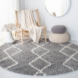 Safavieh Venus Shag 682j Rug - Luxurious Comfort And Style For Any Space, Perfect Blend Of Modern Elegance Grey ,Ivory 61% Polypropylene,24% Jute,7% Polyester,8% Latex Vns682j-28
