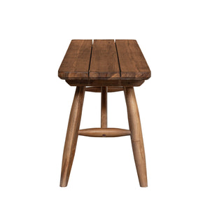 Lh Imports Vineyard Outdoor Dining Bench - Timeless Elegance For Indoor & Outdoor Spaces, Durable & Versatile Brown Teak Wood Vny016