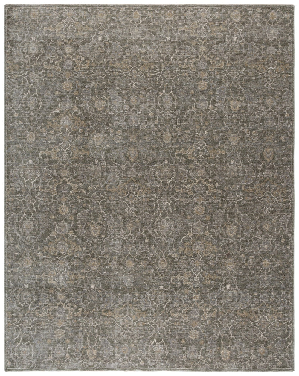 Safavieh Vintage Overdye Area Rug – Elegant Transitional Design For Timeless Home Décor And Comfort Green ,Grey 80% Polyester,20% Recycled Cotton Vod500y-10