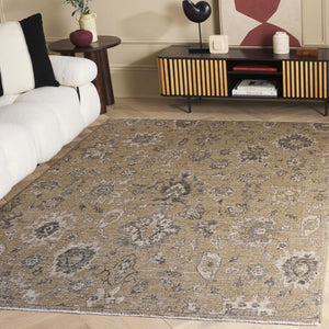 Safavieh Vintage Transitional Area Rug In Elegant Green And Grey Hues - Durable, Soft, And Stylish Design Green ,Grey 80% Polyester,20% Recycled Cotton Vod502y-9