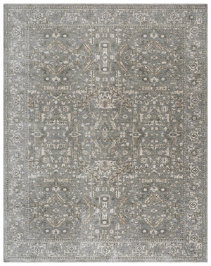 Safavieh Vintage Overdye Area Rug 8'0"X10'0" Green & Grey - Durable, Plush, Power-loomed Turkish Elegance Green ,Grey 80% Polyester,20% Recycled Cotton Vod504y-8