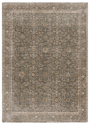 Safavieh Vintage Overdye Area Rug: Timeless Elegance In Sophisticated Hues, Luxurious Design For Any Space Green ,Grey 80% Polyester,20% Recycled Cotton Vod506y-9