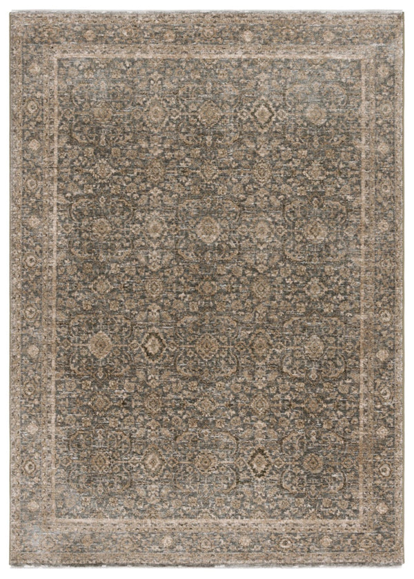 Safavieh Vintage Overdye Area Rug: Timeless Elegance In Sophisticated Hues, Luxurious Design For Any Space Green ,Grey 80% Polyester,20% Recycled Cotton Vod506y-9