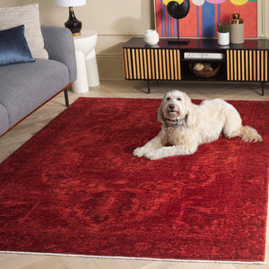 Safavieh Vintage Area Rug - Luxurious Transitional Design With Intricate Patterns For Timeless Elegance Red 80% Polyester,20% Recycled Cotton Vod508r-10