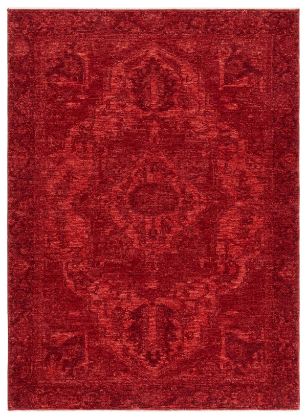 Safavieh Vintage Area Rug - Luxurious Transitional Design With Intricate Patterns For Timeless Elegance Red 80% Polyester,20% Recycled Cotton Vod508r-10