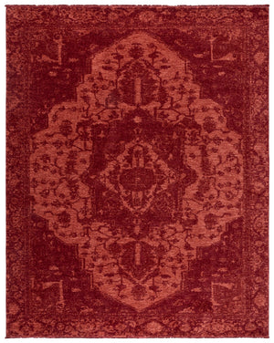 Safavieh Vintage Area Rug - Luxurious Transitional Design With Intricate Patterns For Timeless Elegance Red 80% Polyester,20% Recycled Cotton Vod508r-10
