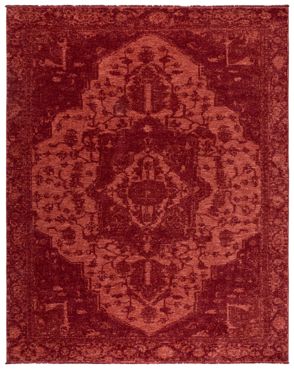 Safavieh Vintage Area Rug - Luxurious Transitional Design With Intricate Patterns For Timeless Elegance Red 80% Polyester,20% Recycled Cotton Vod508r-10