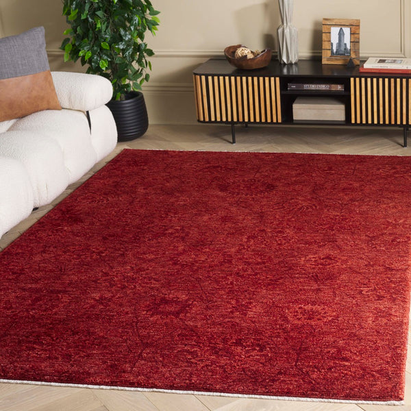 Safavieh Vintage Area Rug - Luxurious Turkish Design, Plush Comfort With Eco-friendly Materials For Any Space Red 80% Polyester,20% Recycled Cotton Vod510r-9