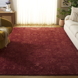 Safavieh Vintage Transitional 8x10 Area Rug In Rich Red Hues - Durable, Elegant & Eco-friendly Design Red 80% Polyester,20% Recycled Cotton Vod510r-8