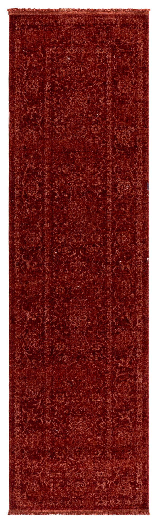 Safavieh Vintage Overdyed Red Area Rug — Low-Profile Power-Loomed Turkish Accent Rug With Antique Warmth 4'-0" x 6'-0" VOD800P-4