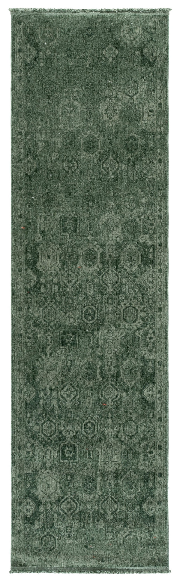 Safavieh Vintage Elegant Overdye Green Area Rug — Low-Profile Turkish Power-Loomed Wool-Look Polyester, Durable Charm 5'-0" x 8'-0" VOD806Y-5