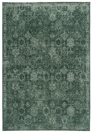 Safavieh Vintage Elegant Overdye Green Area Rug — Low-Profile Turkish Power-Loomed Wool-Look Polyester, Durable Charm 5'-0" x 8'-0" VOD806Y-5