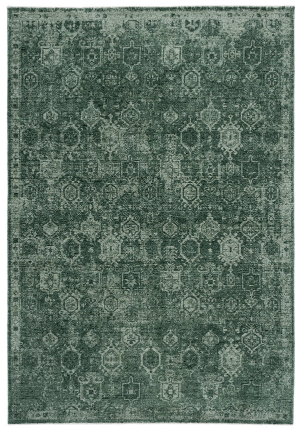 Safavieh Vintage Elegant Overdye Green Area Rug — Low-Profile Turkish Power-Loomed Wool-Look Polyester, Durable Charm 5'-0" x 8'-0" VOD806Y-5