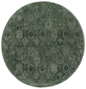 Safavieh Vintage Elegant Overdye Green Area Rug — Low-Profile Turkish Power-Loomed Wool-Look Polyester, Durable Charm 5'-0" x 8'-0" VOD806Y-5