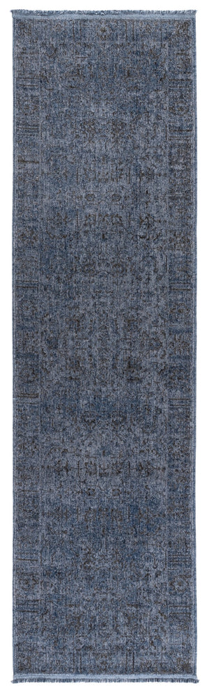Safavieh Vintage Navy Overdyed Area Rug — Low-Profile Polyester With Cotton-Latex Backing, Timeless Elegance And Easy Care 6'-0" x 9'-0" VOD810N-6