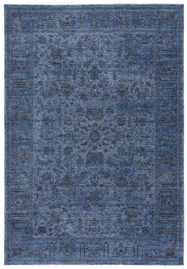 Safavieh Vintage Navy Overdyed Area Rug — Deep Saturated Hue, Low-Profile Pile, Durable Power-Loomed Turkish Craftsmanship 6'-7" x 6'-7" VOD810N-7SQ
